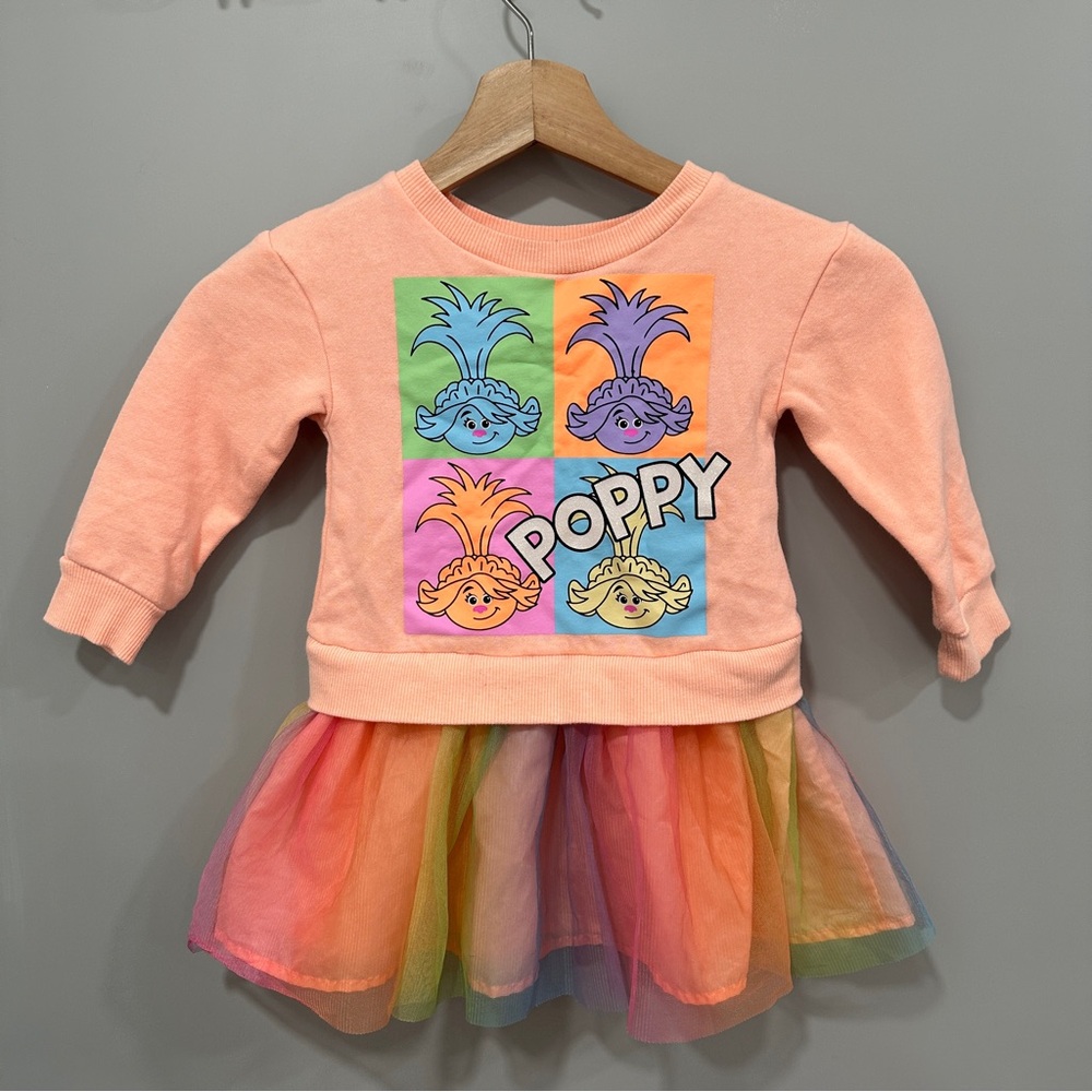 Trolls Poppy Toddler Girl Sweater 2T